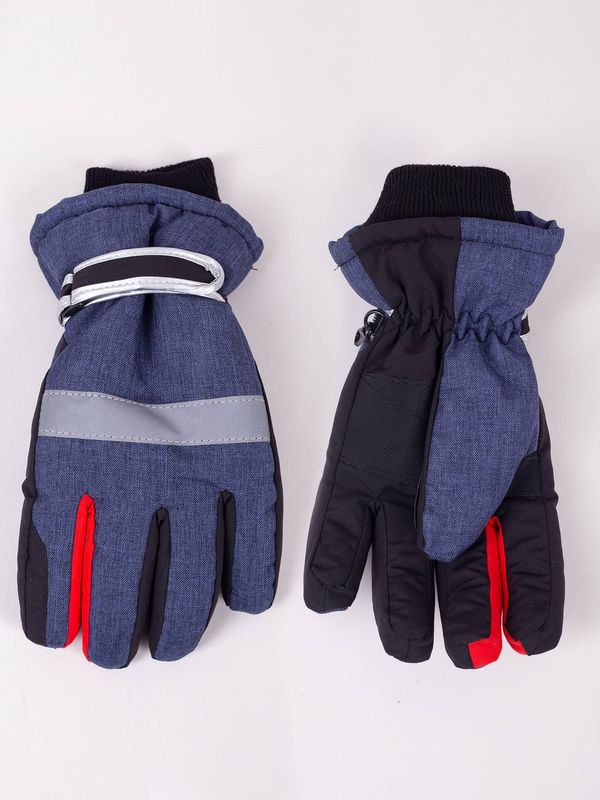 Yoclub Yoclub Kids's Children'S Winter Ski Gloves REN-0298C-A150 Navy Blue