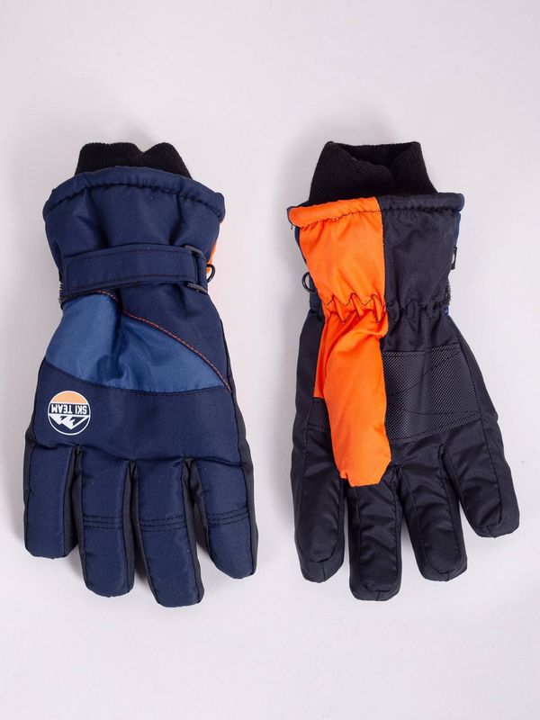 Yoclub Yoclub Kids's Children'S Winter Ski Gloves REN-0301C-A150 Navy Blue