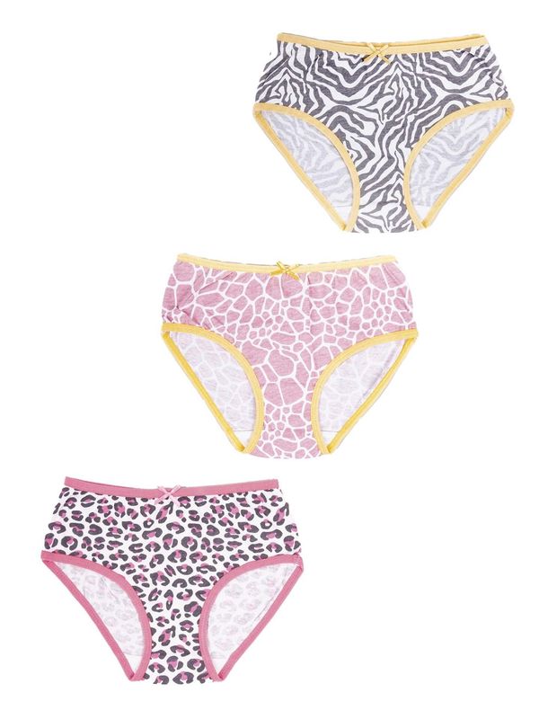 Yoclub Yoclub Kids's Cotton Girls' Briefs Underwear 3-pack BMD-0029G-AA30-001