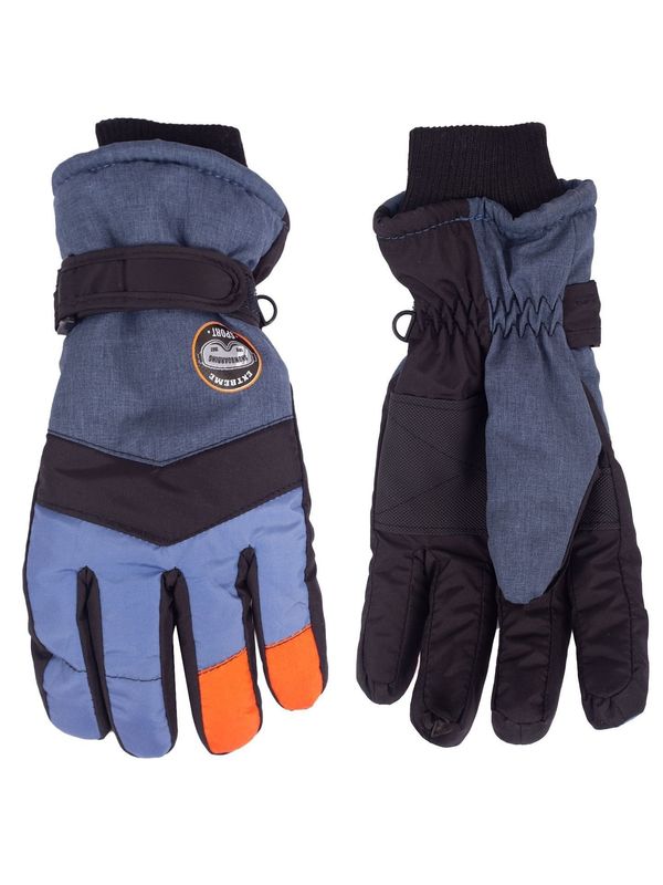 Yoclub Yoclub Kids's Gloves REN-0340C-A250 Navy Blue