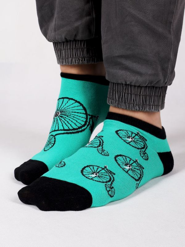 Yoclub Yoclub Man's Ankle Funny Cotton Socks Patterns Colours