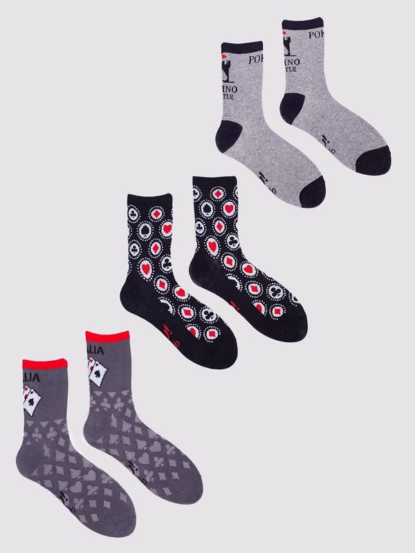 Yoclub Yoclub Man's Men's Socks 3-Pack SKA-0071F-AA00-002