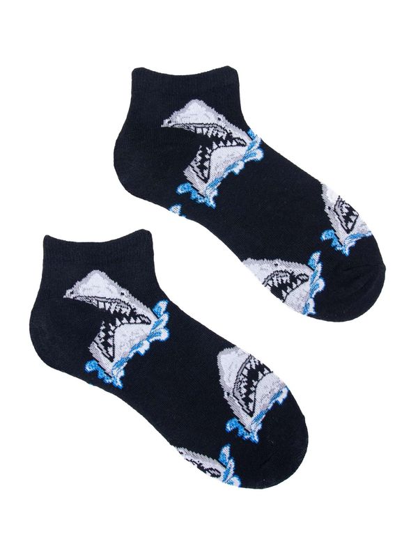 Yoclub Yoclub Unisex's Ankle Funny Cotton Socks Patterns Colours SKS-0086U-B100