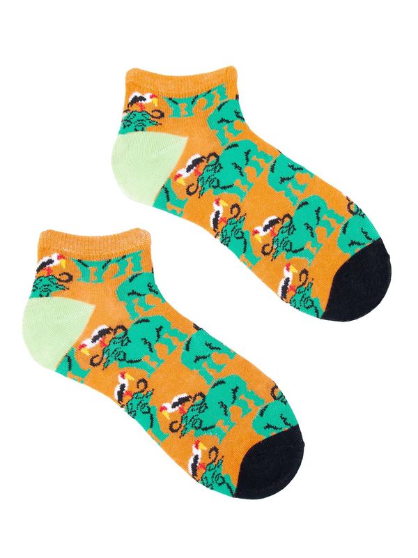 Yoclub Yoclub Unisex's Ankle Funny Cotton Socks Patterns Colours SKS-0086U-B200