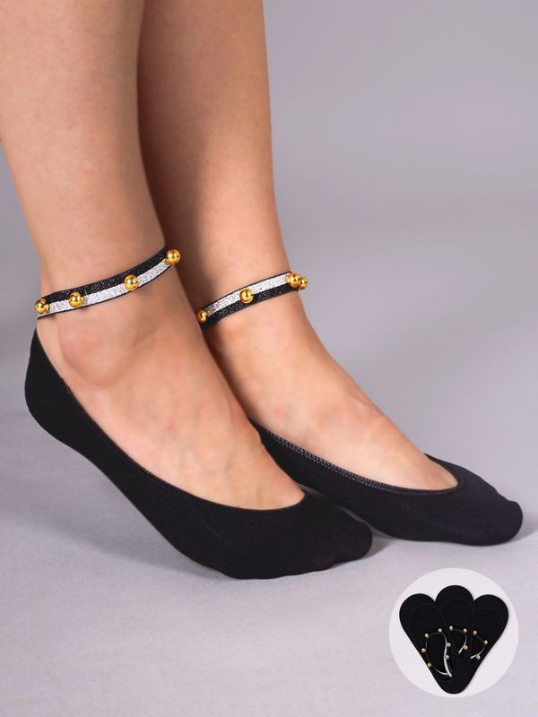 Yoclub Yoclub Woman's Socks With Decorative Bracelet 3-Pack P1