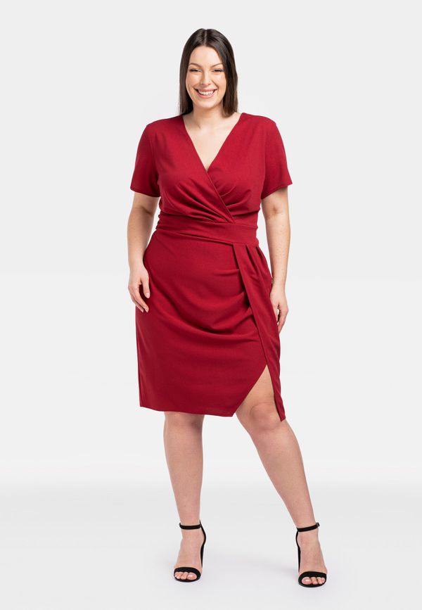 Karko Ženska haljina Karko Karko_Dress_SA959_Red