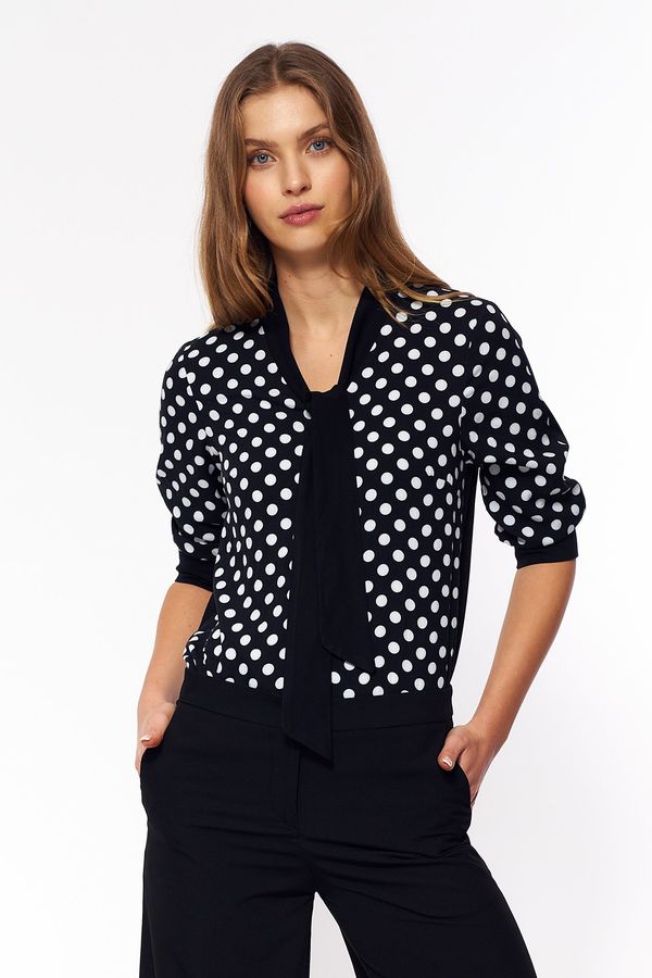 Nife Ženska košulja NIfe Nife_Blouse_B140_Black/Peas