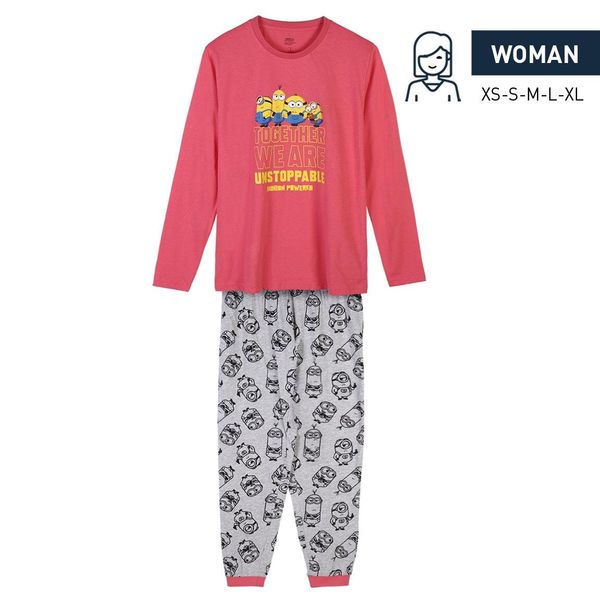 MINIONS Ženska pidžama komplet MINIONS Long