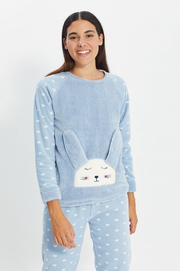 Trendyol Ženska pidžama -komplet Trendyol Embroidered