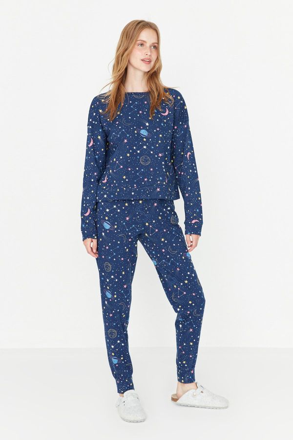 Trendyol Ženska pidžama - komplet Trendyol Space Print