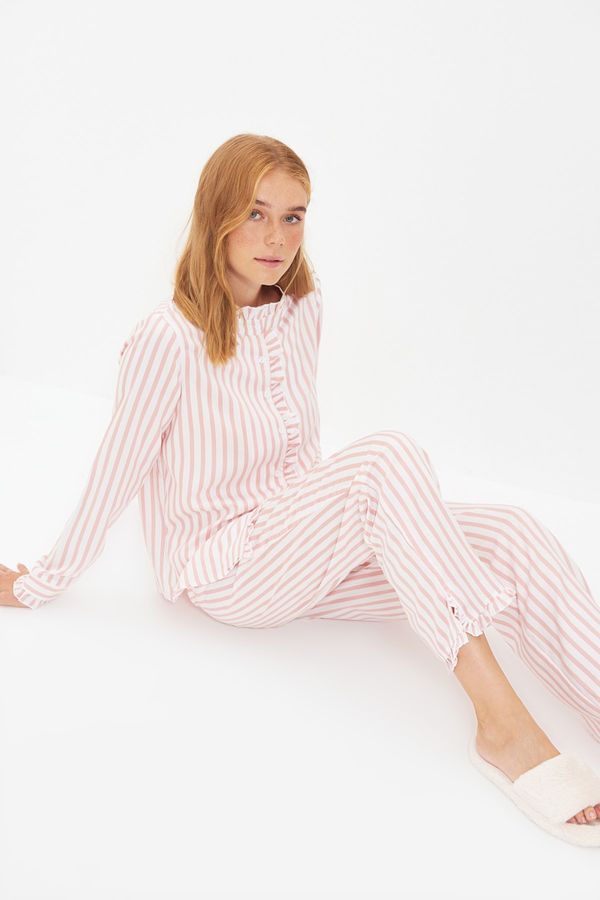 Trendyol Ženska pidžama - komplet Trendyol Striped