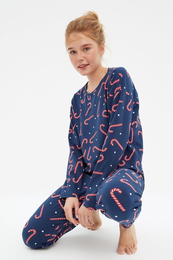 Trendyol Ženska pidžama Trendyol Printed