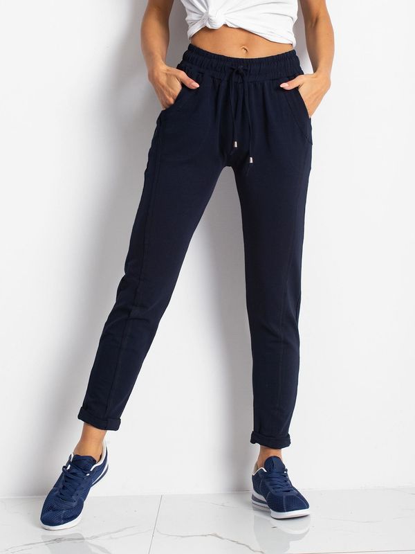 BASIC Feel Good Ženska trenerka donji deo Fashionhunters Navy