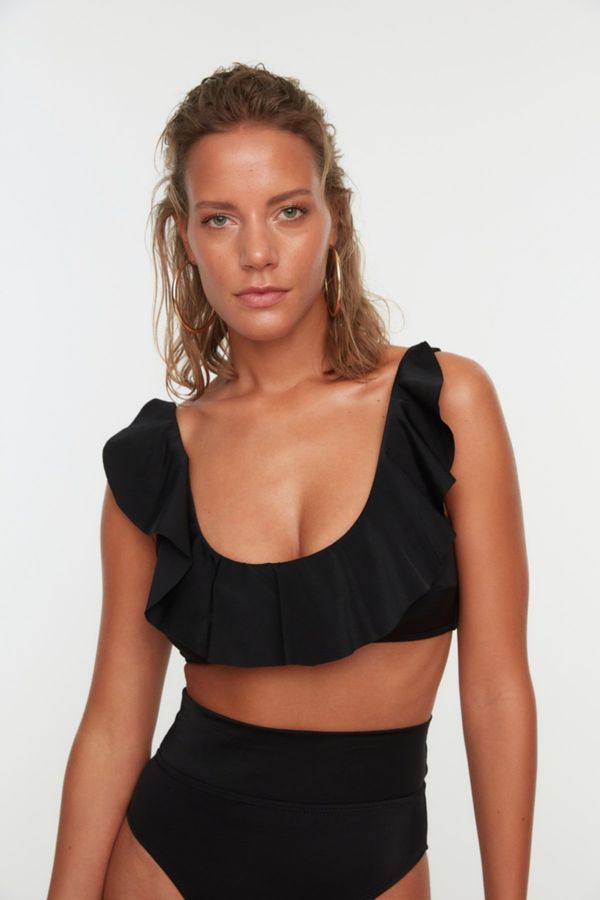 Trendyol Ženski bikini top Trendyol Frilled