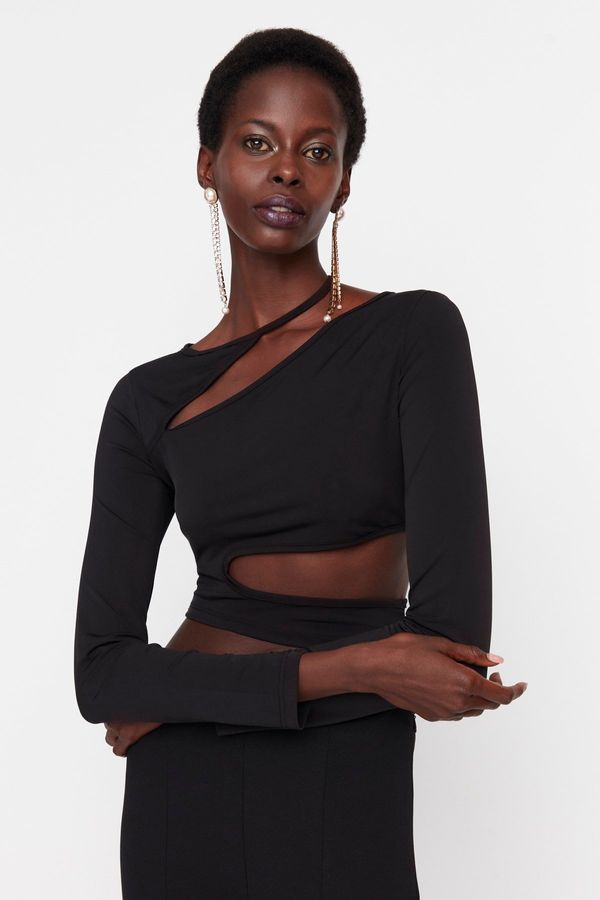 Trendyol Ženski crop top Trendyol Cut-Out