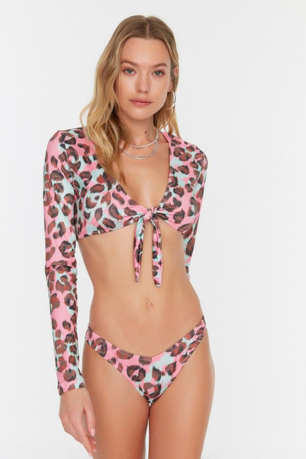 Trendyol Ženski donji deo kupaćeg kostima Trendyol Leopard print