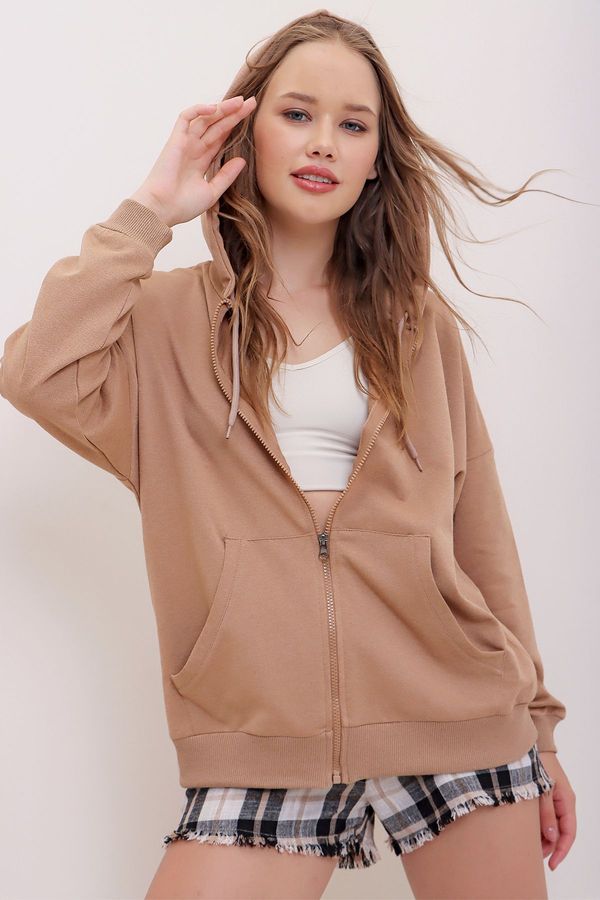 Trend Alaçatı Stili Ženski duks Trend Alaçatı Stili Basic