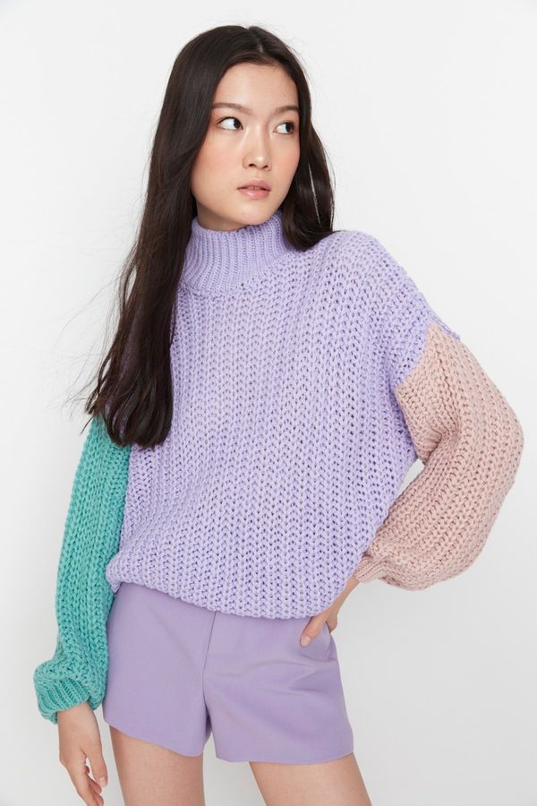 Trendyol Ženski džemper Trendyol Color Block