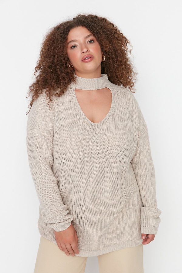 Trendyol Ženski džemper Trendyol Plus size