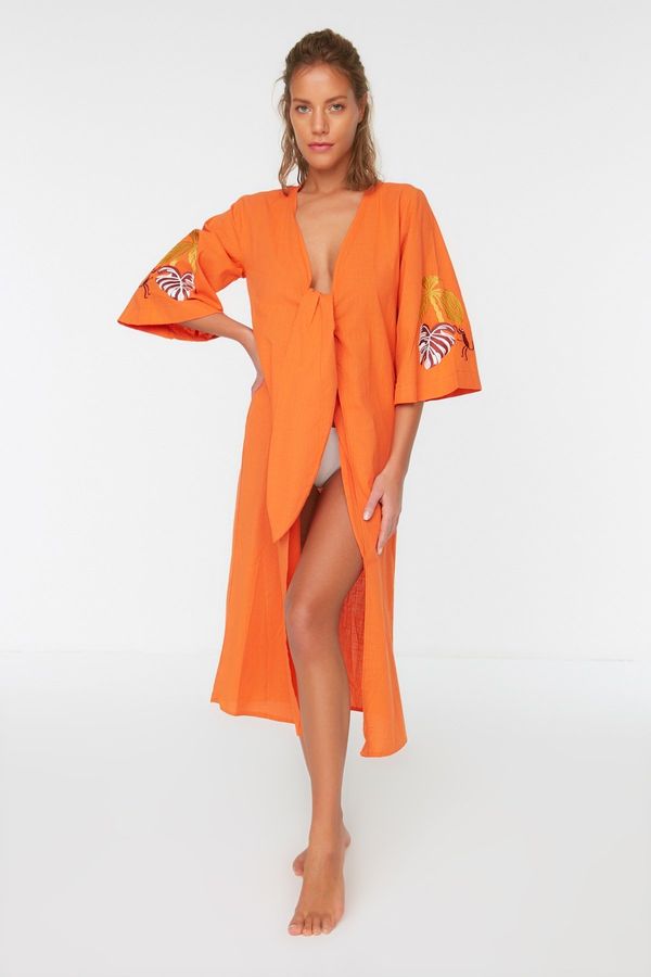 Trendyol Ženski kimono za plažu Trendyol Detailed