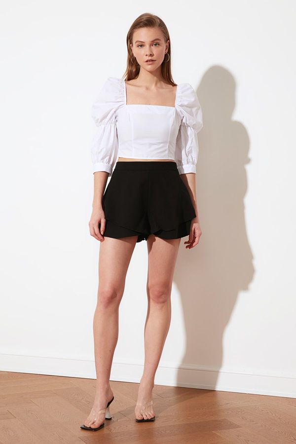 Trendyol Ženski šorts Trendyol Skirt-Looking Shorts