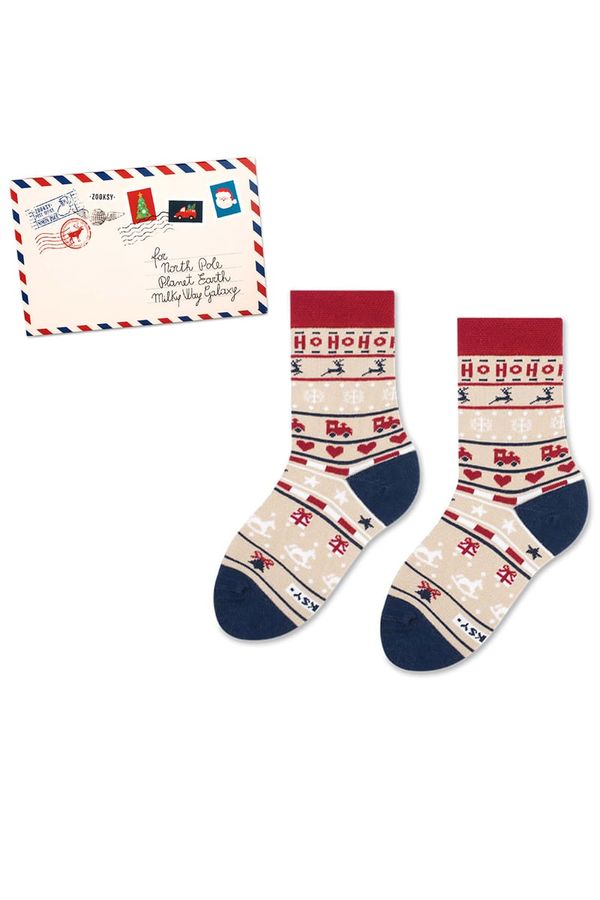 ZOOKSY/RAINBOW SOCKS ZOOKSY/RAINBOW SOCKS Children's Zooxy Christmas Letter Socks