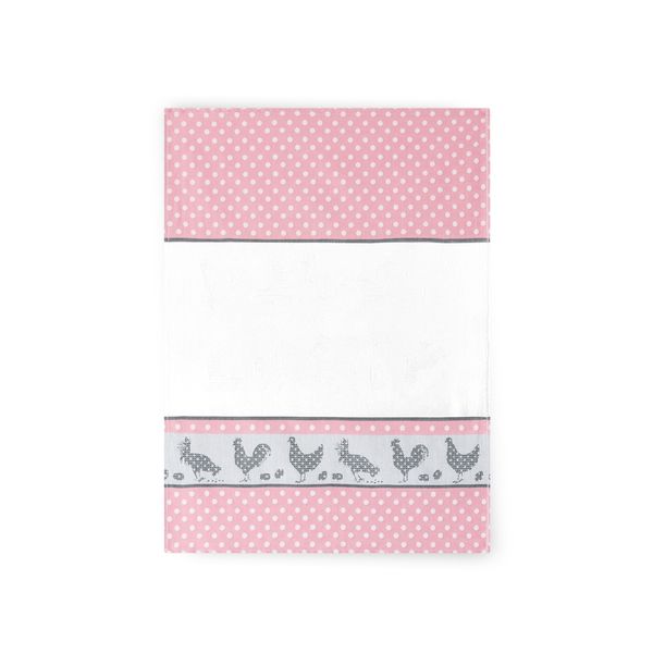 Zwoltex Zwoltex Unisex's Dish Towel Folk Pink/Pattern