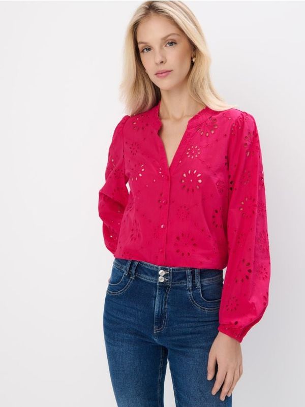 Mohito Mohito - Bluza s broderie anglaise vezom