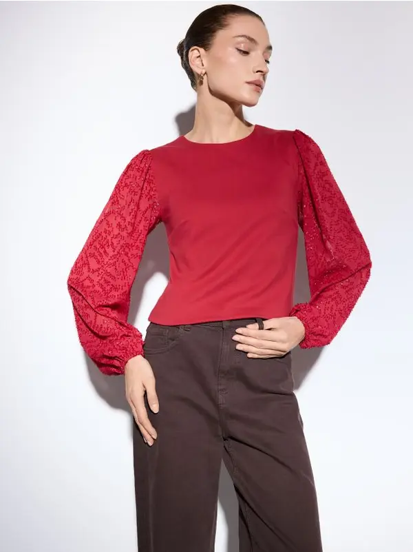 Mohito Mohito - Bluza s dekorativnim rukavima