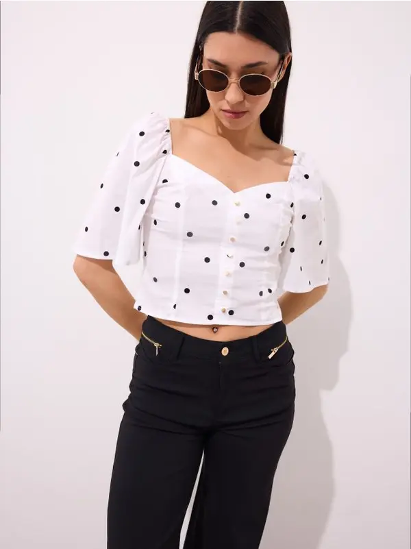 Mohito Mohito - Bluza s puf rukavima