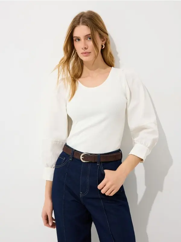 Mohito Mohito - Bluza s puf rukavima