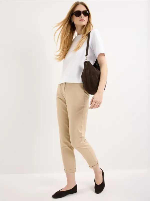 Mohito Mohito - Chino slim pantalone s kaišem