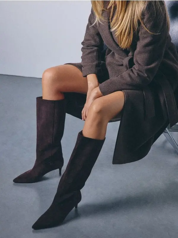 Mohito Mohito - Kožne čizme do kolena