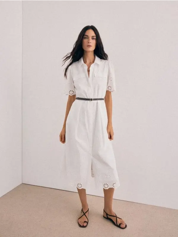 Mohito Mohito - Midi haljina-košulja sa kaišem