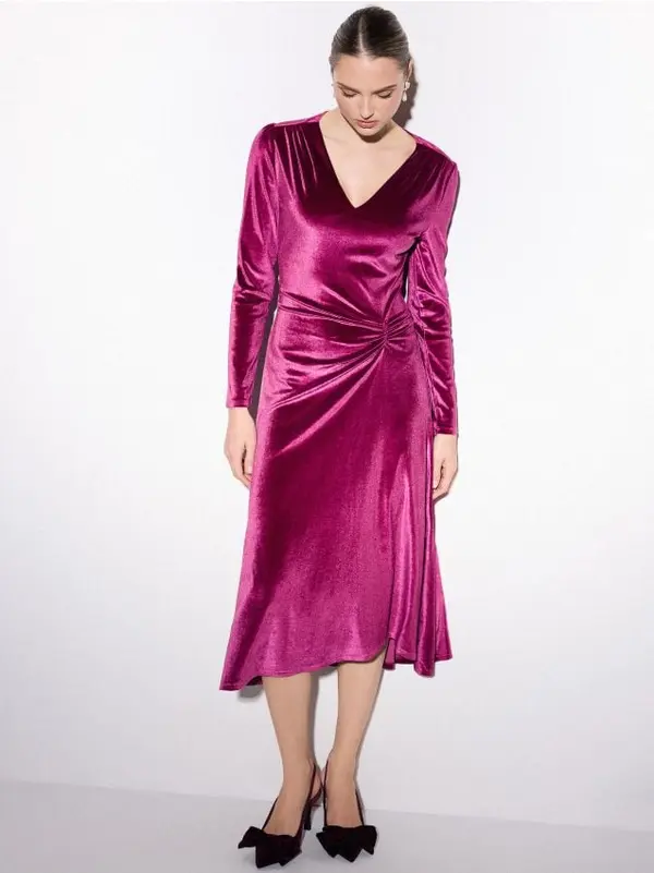 Mohito Mohito - Midi haljina od velura