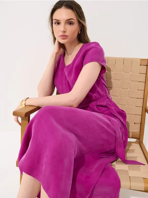 Mohito Mohito - Midi haljina sa kratkim rukavima