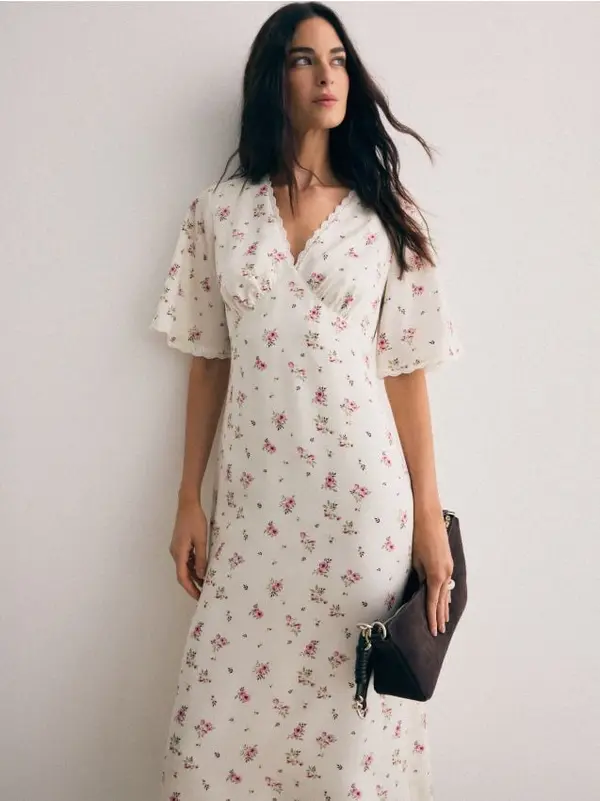 Mohito Mohito - Midi haljina sa kratkim rukavima