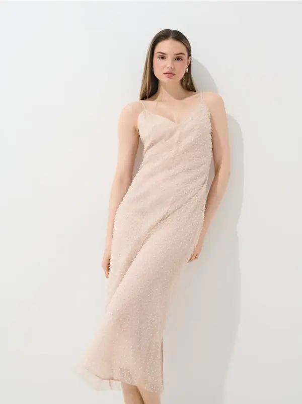 Mohito Mohito - Midi haljina sa metalik koncem