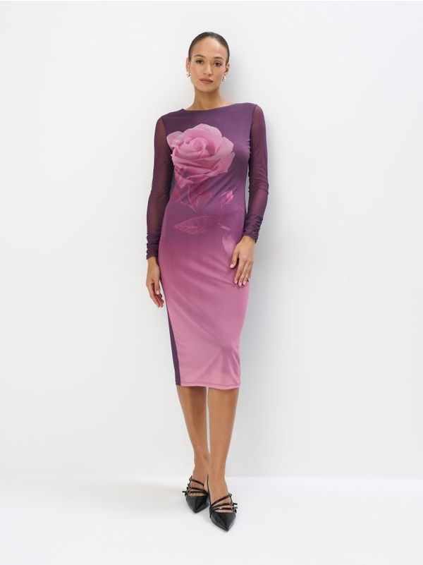 Mohito Mohito - Midi mesh haljina