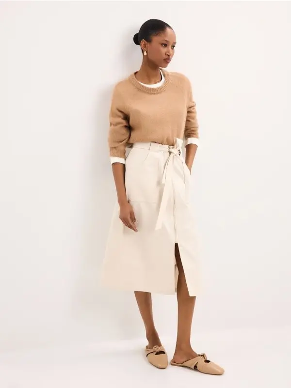 Mohito Mohito - Midi suknja na vezivanje