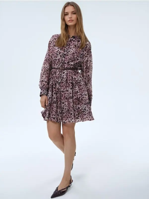 Mohito Mohito - Mini haljina-košulja sa kaišem