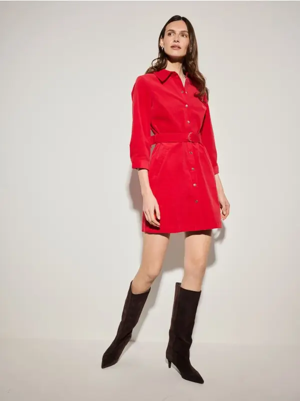 Mohito Mohito - Mini haljina od somota