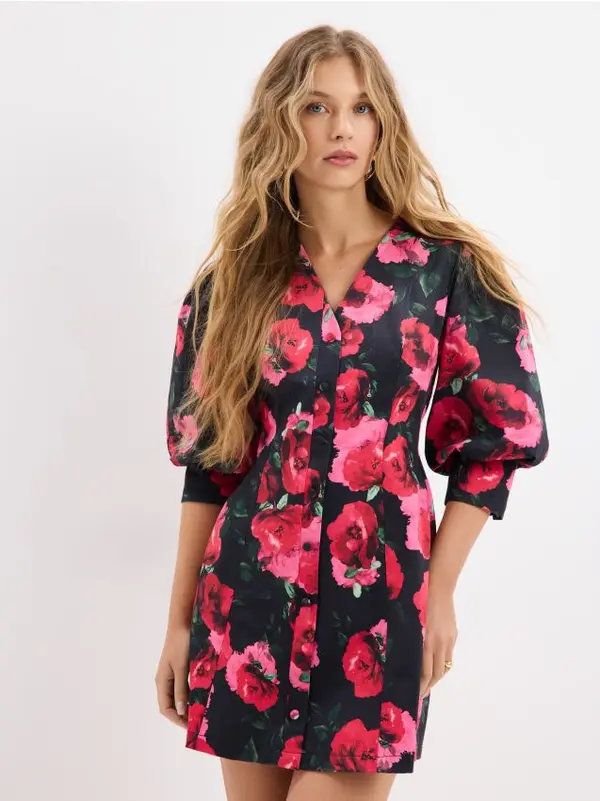 Mohito Mohito - Mini haljina sa puf rukavima