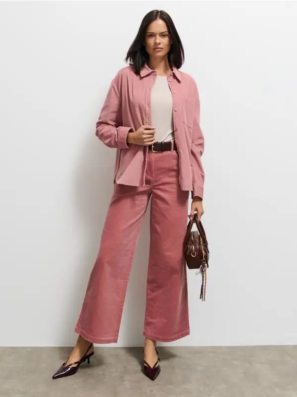 Mohito Mohito - Pantalone od rebrastog somota