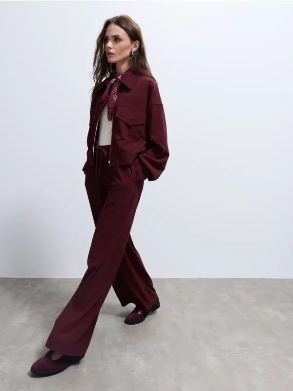 Mohito Mohito - Pantalone od rebrastog somota