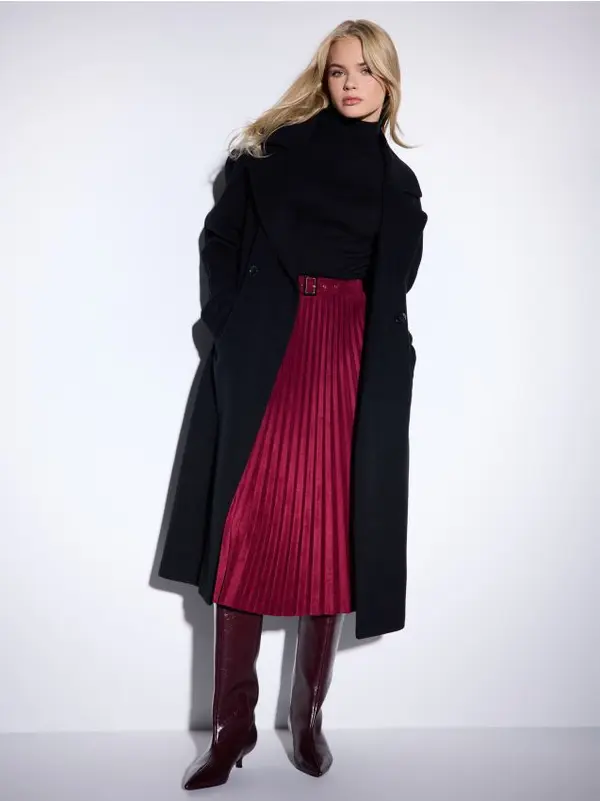 Mohito Mohito - Plisirana midi suknja