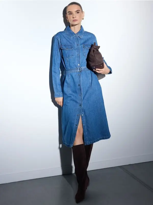 Mohito Mohito - Teksas midi haljina