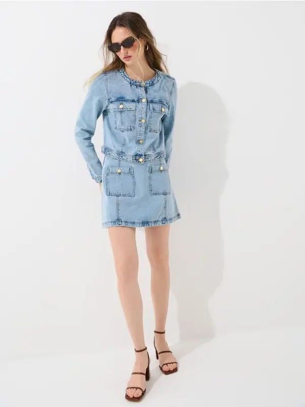 Mohito Mohito - Teksas mini suknja