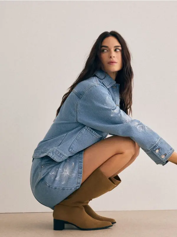 Mohito Mohito - Teksas mini suknja