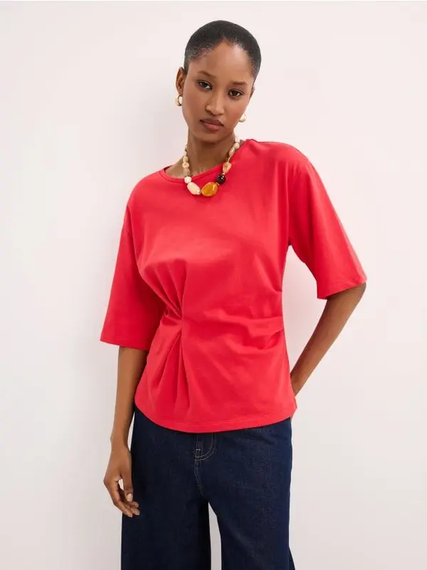 Mohito Mohito - Top s dekorativnim naborima